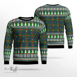 Scottish Aiton Clan Tartan Christmas Ugly Sweater - Plaid Family Ugly Sweater Scottish Plaid Tartan Plaid - ScotsTee - scotstee.com
