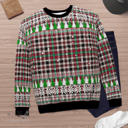 Scottish Borthwick Dress Ancient Clan Tartan Christmas Ugly Sweater - Plaid Family Ugly Sweater Scottish Plaid Tartan Plaid - ScotsTee - scotstee.com