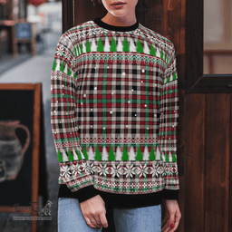 Scottish Borthwick Dress Ancient Clan Tartan Christmas Ugly Sweater - Plaid Family Ugly Sweater Scottish Plaid Tartan Plaid - ScotsTee - scotstee.com