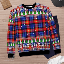 Scottish Anstruther Clan Tartan Christmas Ugly Sweater - Plaid Family Ugly Sweater Scottish Plaid Tartan Plaid - ScotsTee - scotstee.com