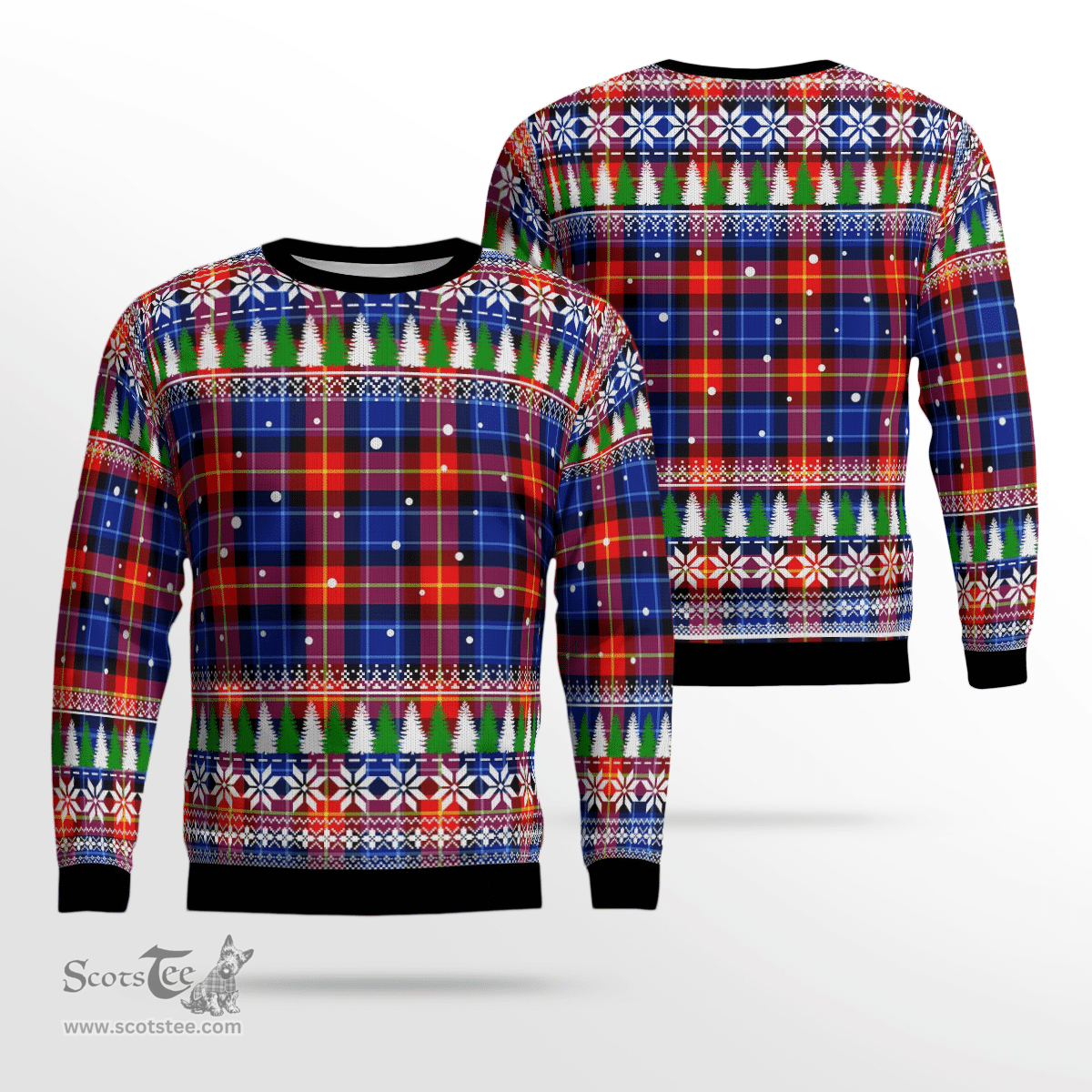 Scottish Anstruther Clan Tartan Christmas Ugly Sweater - Plaid Family Ugly Sweater Scottish Plaid Tartan Plaid - ScotsTee - scotstee.com