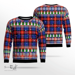 Scottish Anstruther Clan Tartan Christmas Ugly Sweater - Plaid Family Ugly Sweater Scottish Plaid Tartan Plaid - ScotsTee - scotstee.com
