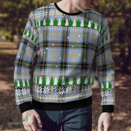 Scottish Bell of the Borders Clan Tartan Christmas Ugly Sweater - Plaid Family Ugly Sweater Scottish Plaid Tartan Plaid - ScotsTee - scotstee.com