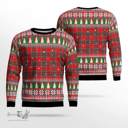 Scottish Binning Clan Tartan Christmas Ugly Sweater - Plaid Family Ugly Sweater Scottish Plaid Tartan Plaid - ScotsTee - scotstee.com