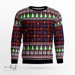 Scottish Broun Clan Tartan Christmas Ugly Sweater - Plaid Family Ugly Sweater Scottish Plaid Tartan Plaid - ScotsTee - scotstee.com