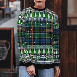 Scottish Allison Clan Tartan Christmas Ugly Sweater - Plaid Family Ugly Sweater Scottish Plaid Tartan Plaid - ScotsTee - scotstee.com
