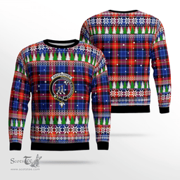 Scottish Anstruther Clan Crest Tartan Christmas Ugly Sweater - Plaid Family Ugly Sweater Scottish Plaid Tartan Plaid - ScotsTee - scotstee.com