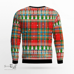 Scottish Chattan Clan Tartan Christmas Ugly Sweater - Plaid Family Ugly Sweater Scottish Plaid Tartan Plaid - ScotsTee - scotstee.com