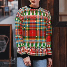 Scottish Chattan Clan Tartan Christmas Ugly Sweater - Plaid Family Ugly Sweater Scottish Plaid Tartan Plaid - ScotsTee - scotstee.com