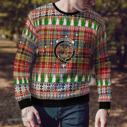 Scottish Drummond of Strathallan Clan Crest Tartan Christmas Ugly Sweater - Plaid Family Ugly Sweater Scottish Plaid Tartan Plaid - ScotsTee - scotstee.com