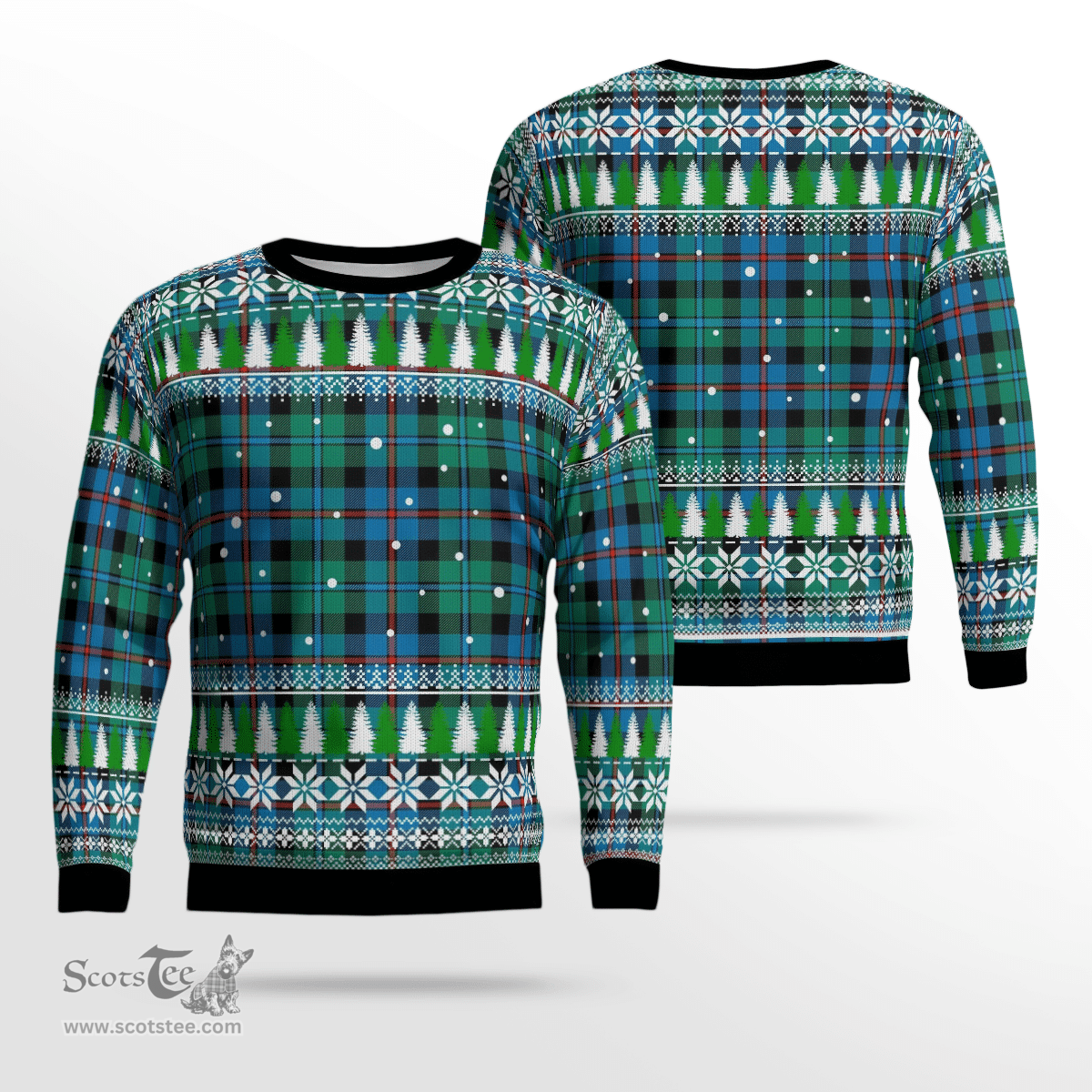 Scottish Campbell of Cawdor Ancient Clan Tartan Christmas Ugly Sweater - Plaid Family Ugly Sweater Scottish Plaid Tartan Plaid - ScotsTee - scotstee.com