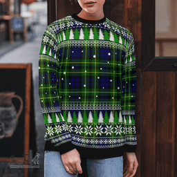 Scottish Campbell of Breadalbane Modern Clan Tartan Christmas Ugly Sweater - Plaid Family Ugly Sweater Scottish Plaid Tartan Plaid - ScotsTee - scotstee.com