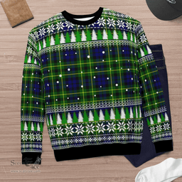 Scottish Campbell of Breadalbane Modern Clan Tartan Christmas Ugly Sweater - Plaid Family Ugly Sweater Scottish Plaid Tartan Plaid - ScotsTee - scotstee.com
