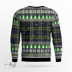 Scottish Colquhoun Clan Crest Tartan Christmas Ugly Sweater - Plaid Family Ugly Sweater Scottish Plaid Tartan Plaid - ScotsTee - scotstee.com