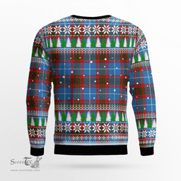Scottish Crichton District Clan Crest Tartan Christmas Ugly Sweater - Plaid Family Ugly Sweater Scottish Plaid Tartan Plaid - ScotsTee - scotstee.com