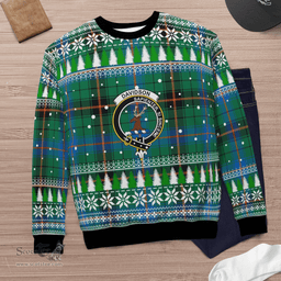Scottish Davidson Ancient Clan Crest Tartan Christmas Ugly Sweater - Plaid Family Ugly Sweater Scottish Plaid Tartan Plaid - ScotsTee - scotstee.com