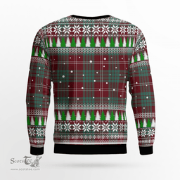 Scottish Crawford Modern Clan Tartan Christmas Ugly Sweater - Plaid Family Ugly Sweater Scottish Plaid Tartan Plaid - ScotsTee - scotstee.com