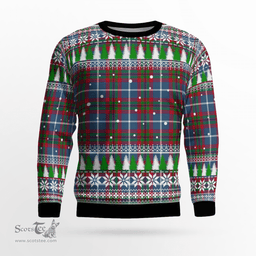 Scottish Dalmahoy Clan Tartan Christmas Ugly Sweater - Plaid Family Ugly Sweater Scottish Plaid Tartan Plaid - ScotsTee - scotstee.com