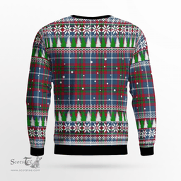 Scottish Dalmahoy Clan Tartan Christmas Ugly Sweater - Plaid Family Ugly Sweater Scottish Plaid Tartan Plaid - ScotsTee - scotstee.com