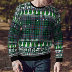 Scottish Byres 1 Clan Tartan Christmas Ugly Sweater - Plaid Family Ugly Sweater Scottish Plaid Tartan Plaid - ScotsTee - scotstee.com