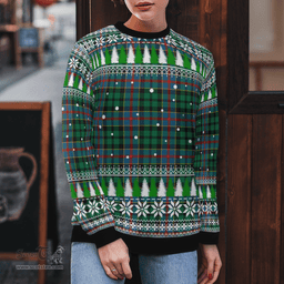 Scottish Byres 1 Clan Tartan Christmas Ugly Sweater - Plaid Family Ugly Sweater Scottish Plaid Tartan Plaid - ScotsTee - scotstee.com
