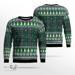 Scottish Byres 1 Clan Tartan Christmas Ugly Sweater - Plaid Family Ugly Sweater Scottish Plaid Tartan Plaid - ScotsTee - scotstee.com