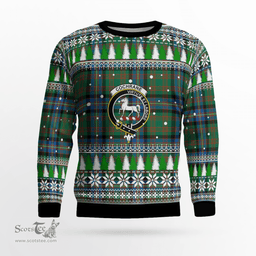 Scottish Cochrane Ancient Clan Crest Tartan Christmas Ugly Sweater - Plaid Family Ugly Sweater Scottish Plaid Tartan Plaid - ScotsTee - scotstee.com