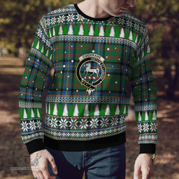 Scottish Cochrane Ancient Clan Crest Tartan Christmas Ugly Sweater - Plaid Family Ugly Sweater Scottish Plaid Tartan Plaid - ScotsTee - scotstee.com