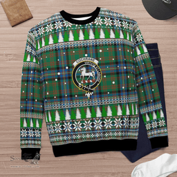Scottish Cochrane Ancient Clan Crest Tartan Christmas Ugly Sweater - Plaid Family Ugly Sweater Scottish Plaid Tartan Plaid - ScotsTee - scotstee.com