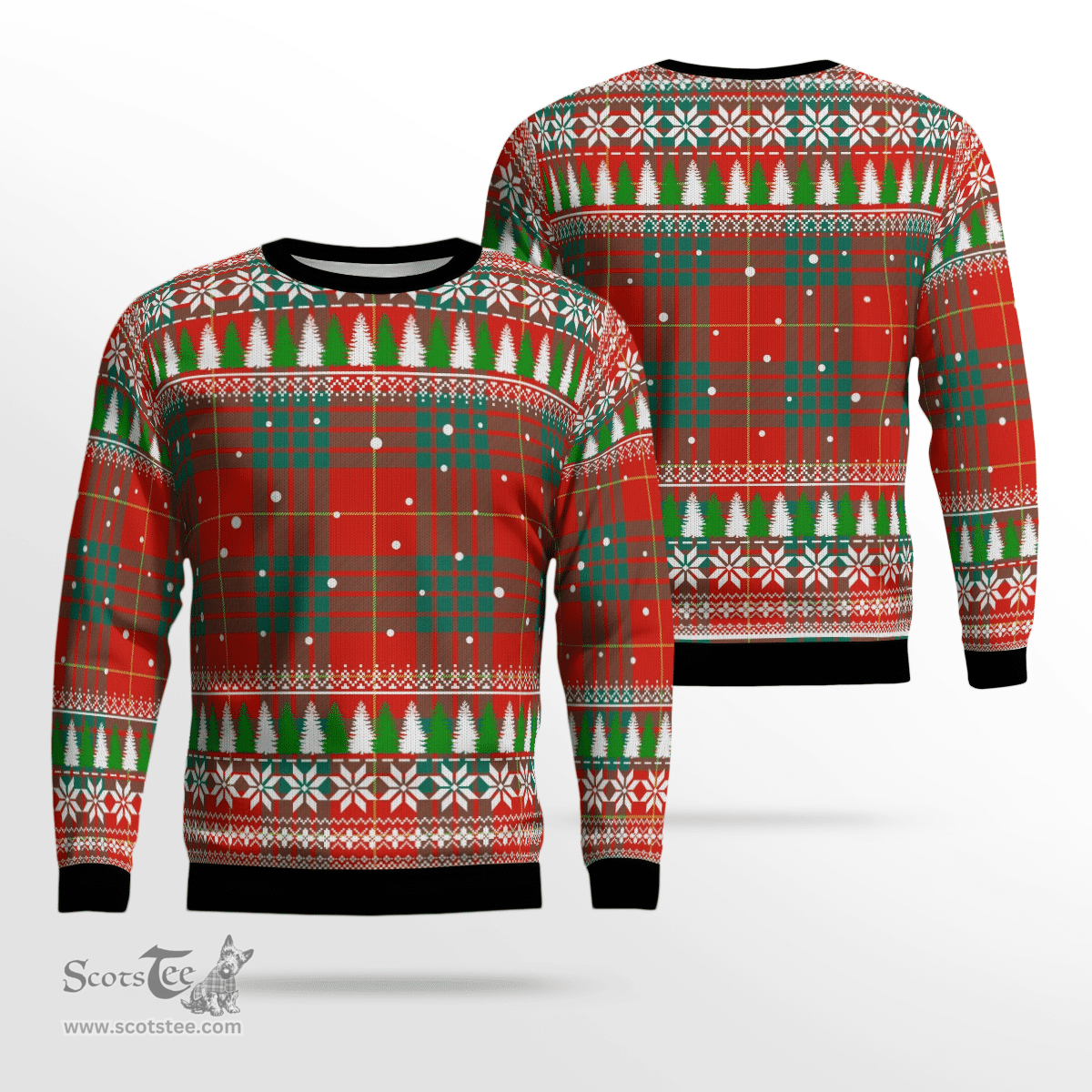 Scottish Cameron Ancient Clan Tartan Christmas Ugly Sweater - Plaid Family Ugly Sweater Scottish Plaid Tartan Plaid - ScotsTee - scotstee.com