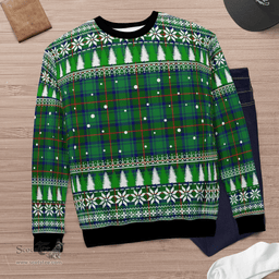 Scottish Cranstoun Clan Tartan Christmas Ugly Sweater - Plaid Family Ugly Sweater Scottish Plaid Tartan Plaid - ScotsTee - scotstee.com