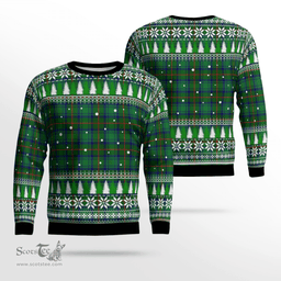 Scottish Cranstoun Clan Tartan Christmas Ugly Sweater - Plaid Family Ugly Sweater Scottish Plaid Tartan Plaid - ScotsTee - scotstee.com