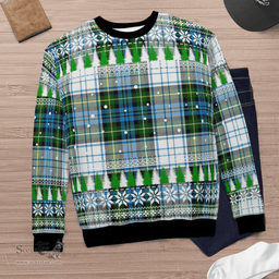 Scottish Campbell Dress Clan Tartan Christmas Ugly Sweater - Plaid Family Ugly Sweater Scottish Plaid Tartan Plaid - ScotsTee - scotstee.com