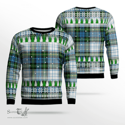 Scottish Campbell Dress Clan Tartan Christmas Ugly Sweater - Plaid Family Ugly Sweater Scottish Plaid Tartan Plaid - ScotsTee - scotstee.com