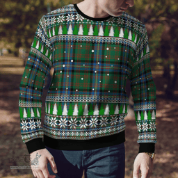 Scottish Cochrane Ancient Clan Tartan Christmas Ugly Sweater - Plaid Family Ugly Sweater Scottish Plaid Tartan Plaid - ScotsTee - scotstee.com