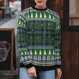 Scottish Cochrane Ancient Clan Tartan Christmas Ugly Sweater - Plaid Family Ugly Sweater Scottish Plaid Tartan Plaid - ScotsTee - scotstee.com