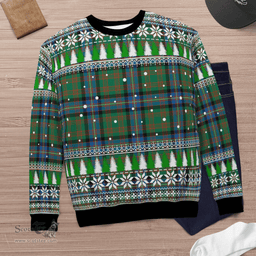 Scottish Cochrane Ancient Clan Tartan Christmas Ugly Sweater - Plaid Family Ugly Sweater Scottish Plaid Tartan Plaid - ScotsTee - scotstee.com