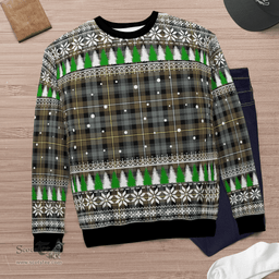 Scottish Campbell Argyll Weathered Clan Tartan Christmas Ugly Sweater - Plaid Family Ugly Sweater Scottish Plaid Tartan Plaid - ScotsTee - scotstee.com