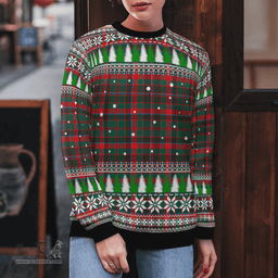 Scottish Cumming Hunting Modern Clan Tartan Christmas Ugly Sweater - Plaid Family Ugly Sweater Scottish Plaid Tartan Plaid - ScotsTee - scotstee.com