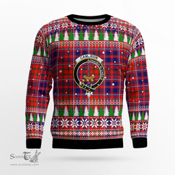 Scottish Cameron of Lochiel Modern Clan Crest Tartan Christmas Ugly Sweater - Plaid Family Ugly Sweater Scottish Plaid Tartan Plaid - ScotsTee - scotstee.com