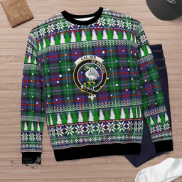 Scottish Calder Clan Crest Tartan Christmas Ugly Sweater - Plaid Family Ugly Sweater Scottish Plaid Tartan Plaid - ScotsTee - scotstee.com