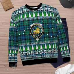 Scottish Campbell Ancient Clan Crest Tartan Christmas Ugly Sweater - Plaid Family Ugly Sweater Scottish Plaid Tartan Plaid - ScotsTee - scotstee.com