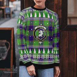 Scottish Colville Clan Crest Tartan Christmas Ugly Sweater - Plaid Family Ugly Sweater Scottish Plaid Tartan Plaid - ScotsTee - scotstee.com
