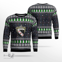 Scottish Conway Clan Crest Tartan Christmas Ugly Sweater - Plaid Family Ugly Sweater Scottish Plaid Tartan Plaid - ScotsTee - scotstee.com