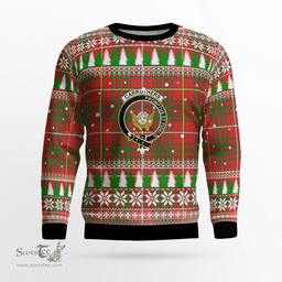 Scottish Carruthers Clan Crest Tartan Christmas Ugly Sweater - Plaid Family Ugly Sweater Scottish Plaid Tartan Plaid - ScotsTee - scotstee.com