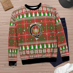 Scottish Carruthers Clan Crest Tartan Christmas Ugly Sweater - Plaid Family Ugly Sweater Scottish Plaid Tartan Plaid - ScotsTee - scotstee.com