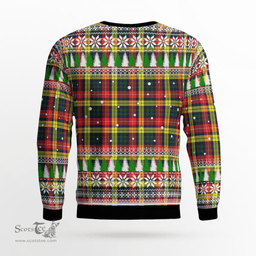 Scottish Buchanan Modern Clan Tartan Christmas Ugly Sweater - Plaid Family Ugly Sweater Scottish Plaid Tartan Plaid - ScotsTee - scotstee.com