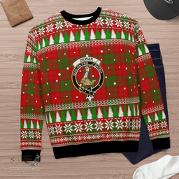 Scottish Dewar Clan Crest Tartan Christmas Ugly Sweater - Plaid Family Ugly Sweater Scottish Plaid Tartan Plaid - ScotsTee - scotstee.com