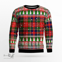 Scottish Christie Clan Tartan Christmas Ugly Sweater - Plaid Family Ugly Sweater Scottish Plaid Tartan Plaid - ScotsTee - scotstee.com