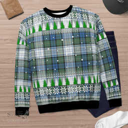 Scottish Campbell Dress Ancient Clan Tartan Christmas Ugly Sweater - Plaid Family Ugly Sweater Scottish Plaid Tartan Plaid - ScotsTee - scotstee.com